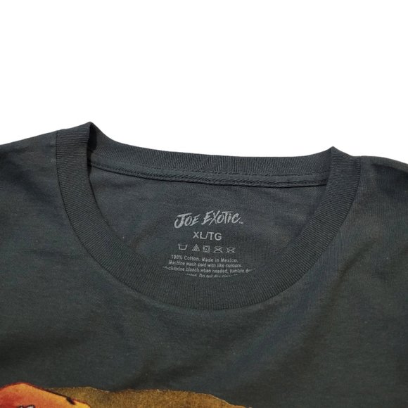 Tiger King Joe Exotic Grey Graphic T-Shirt - Picture 3 of 4